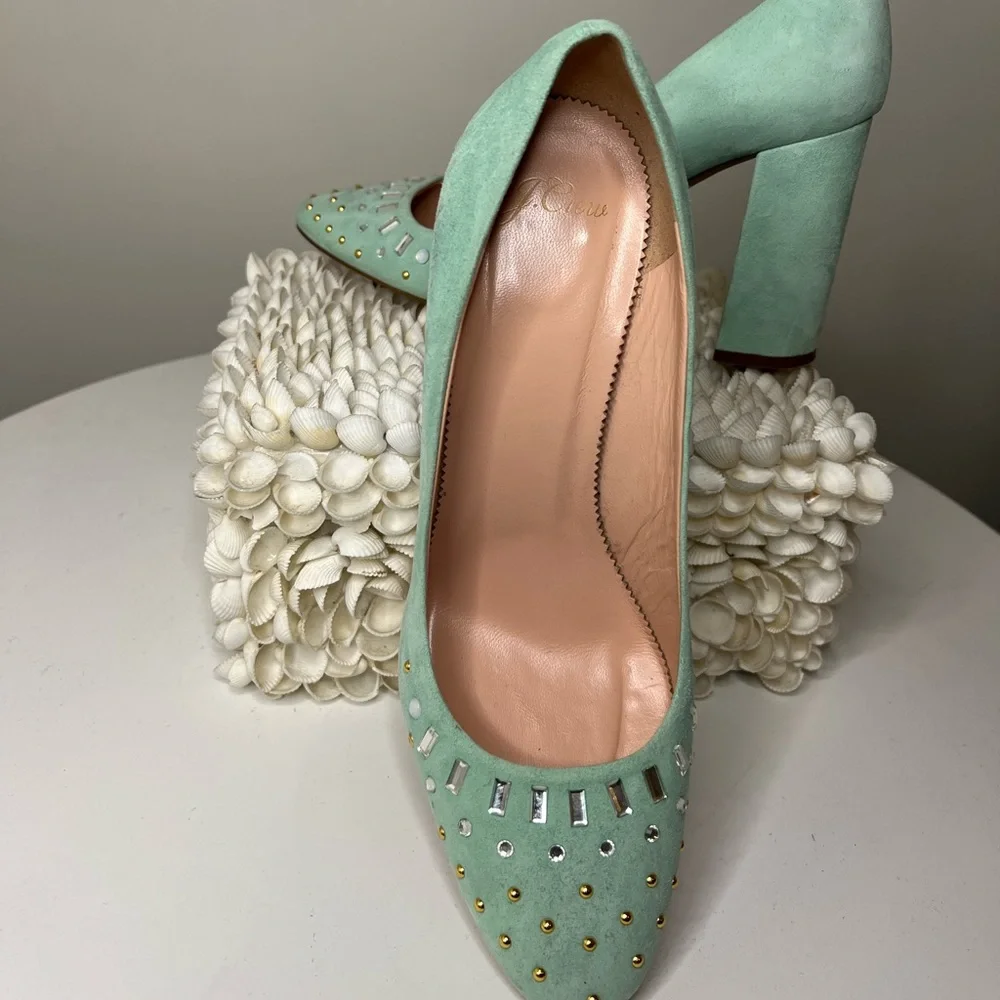 JCrew Mint Heels (size 10.5) - Picture 4 of 5